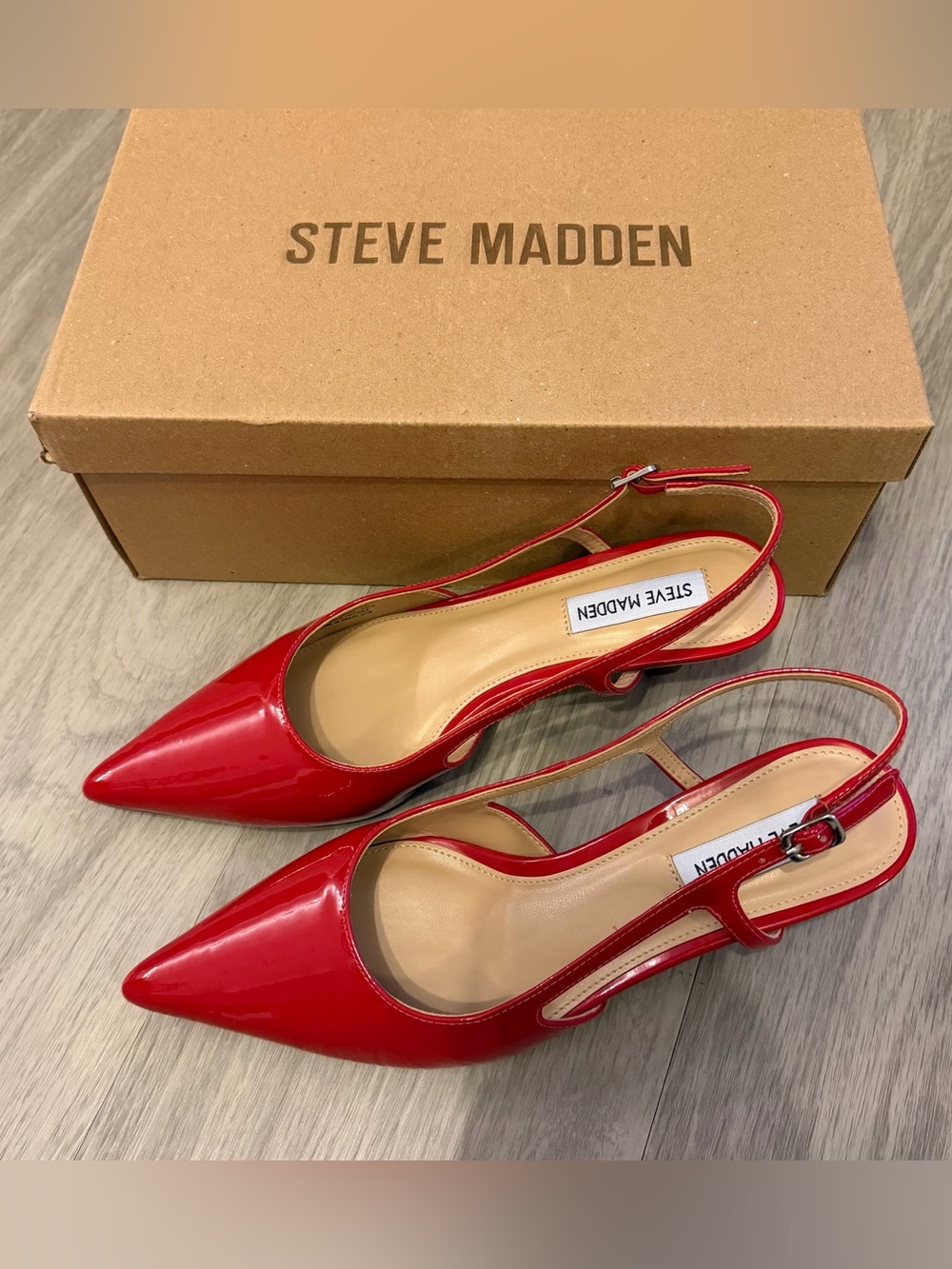 Steve Madden slingback kitten heels